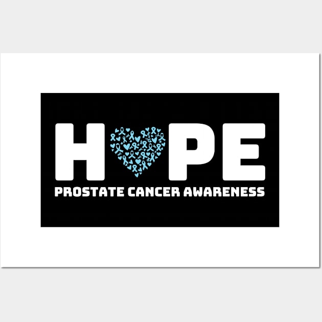 Prostate Cancer Awareness Wall Art by Adisa_store